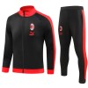 Chaqueta De Entrenamiento Trajes AC Milan 23-24 Negra - Hombre